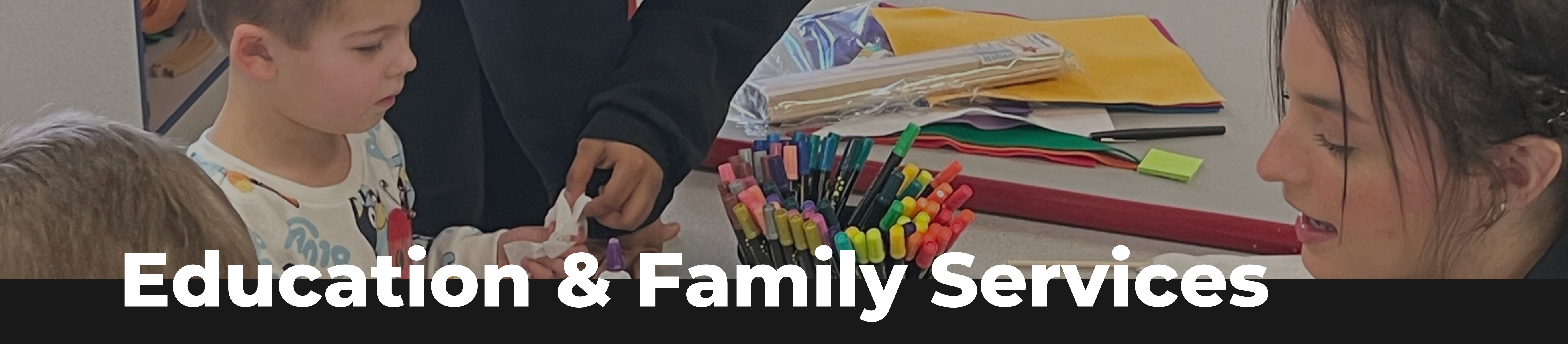 Education & Family Services Banner