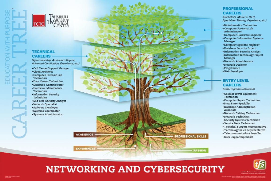 Networking & Cybersecurity Career Tree