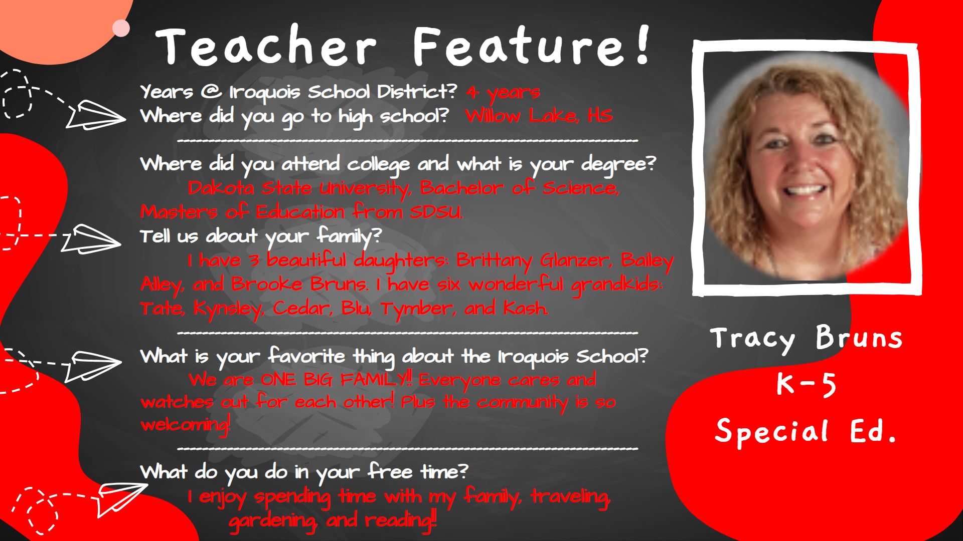 Teacher Feature
