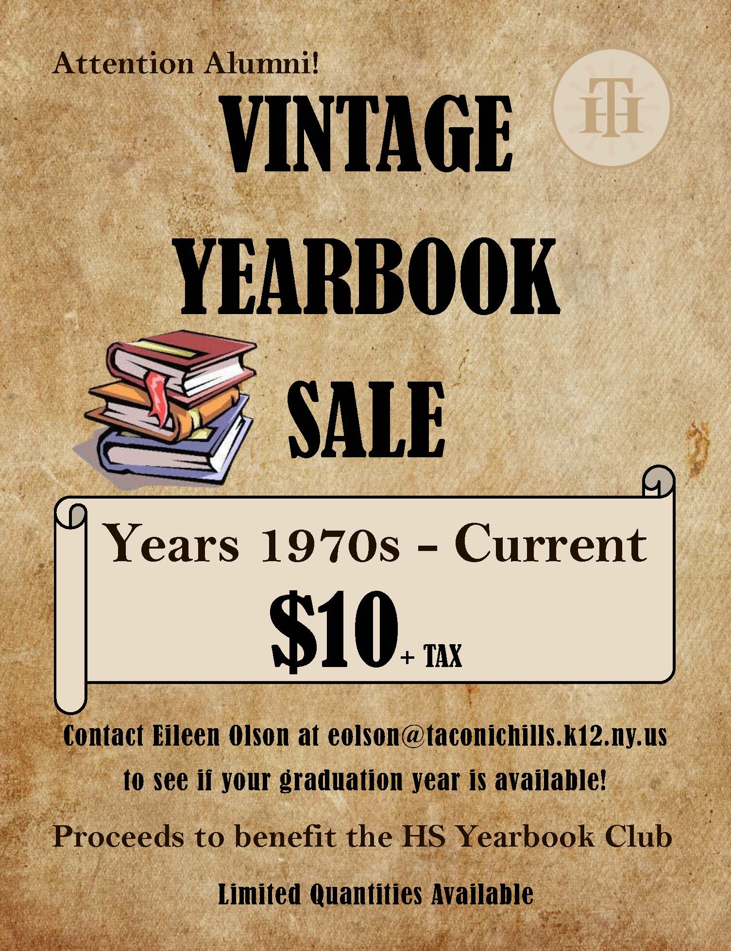 Vintage Yearbook Sale
