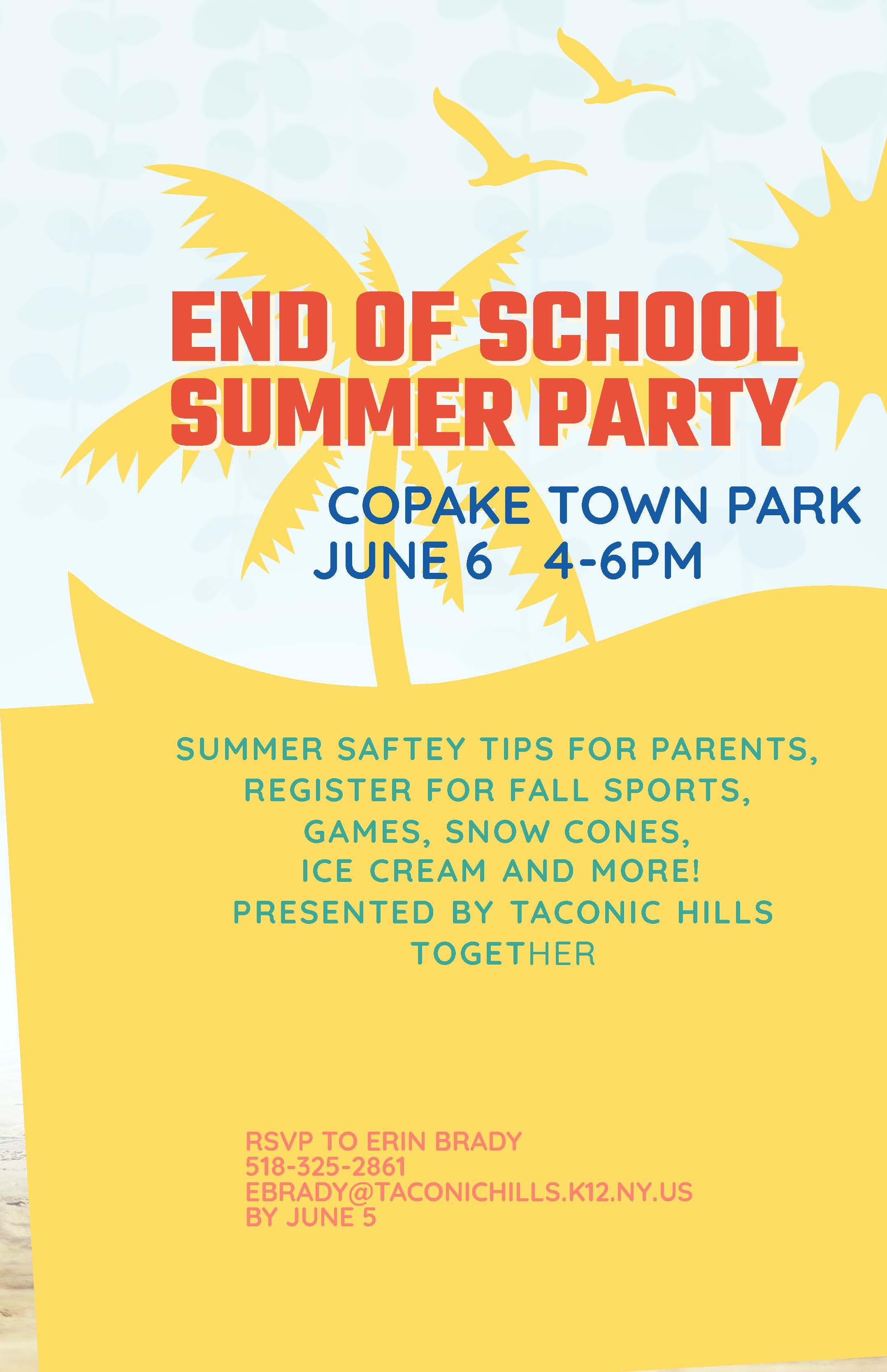 End of School Summer Party
