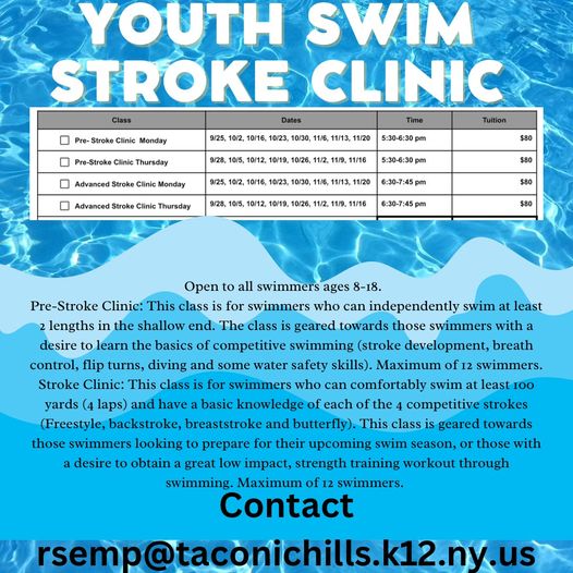 Youth Swim Stroke Clinic