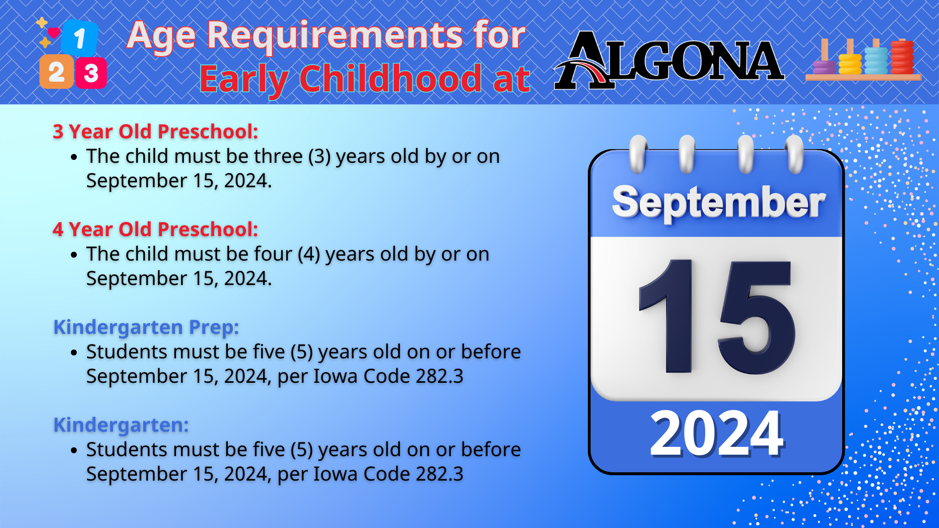 Age Requirements