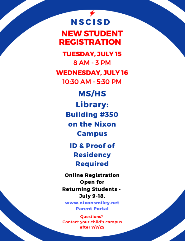 new student registration