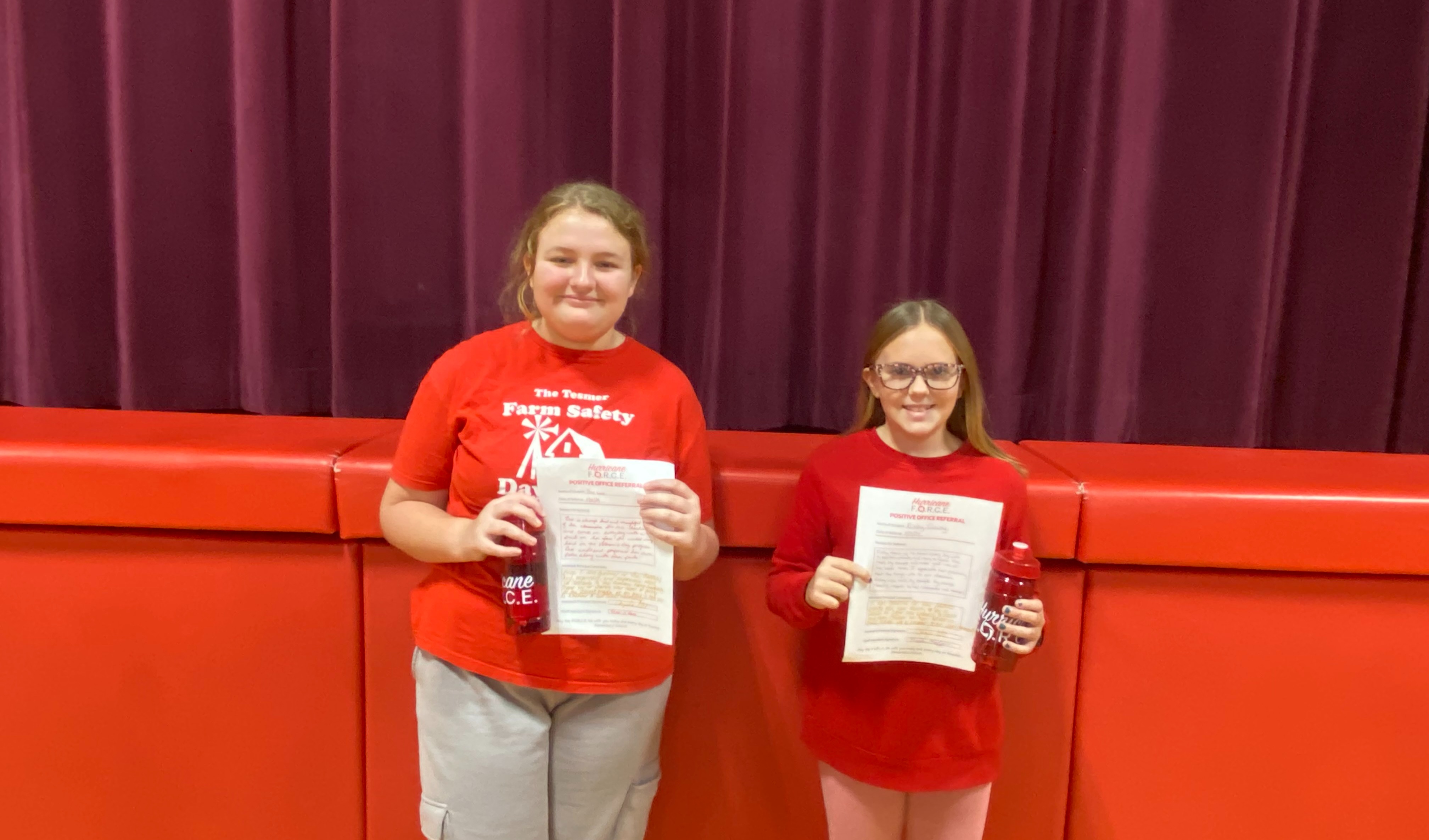 Hurricane FORCE positive office referrals of the week