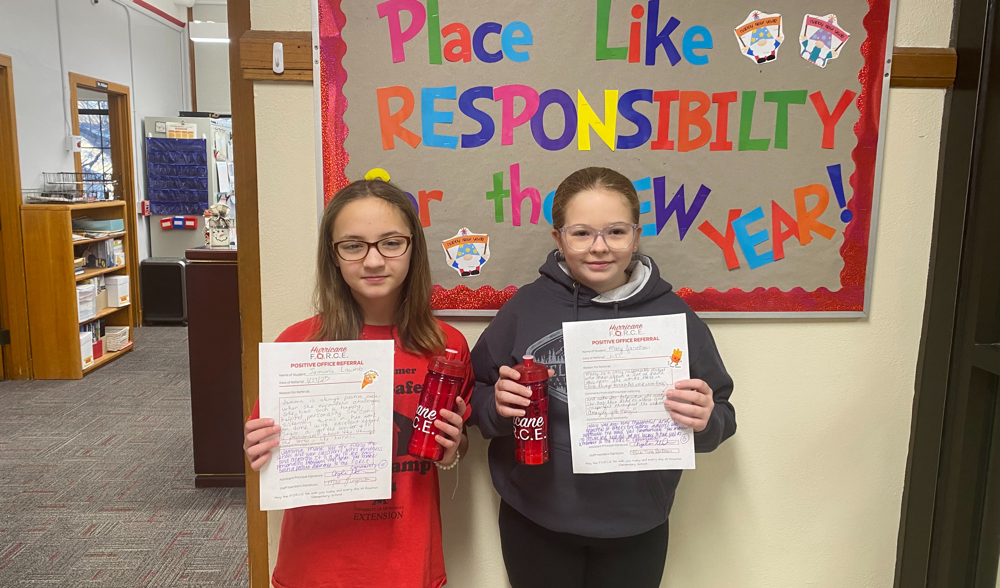 Hurricane FORCE positive office referrals of the week