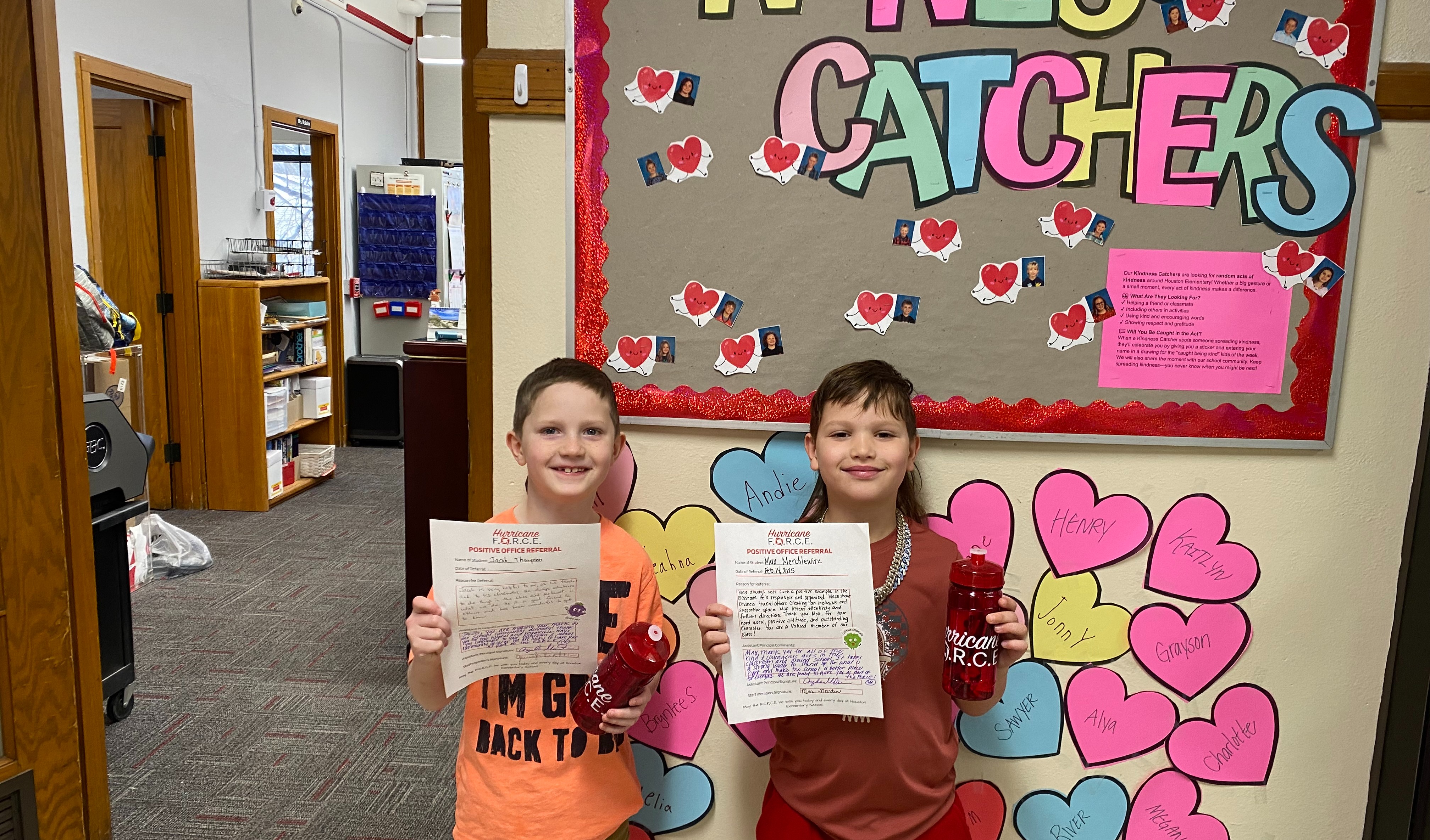 Hurricane FORCE positive office referrals of the week