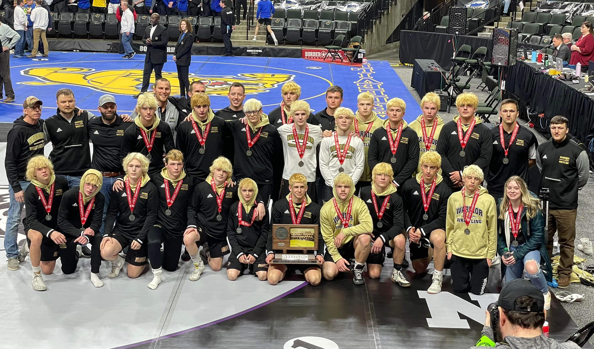Wrestling, 2nd place