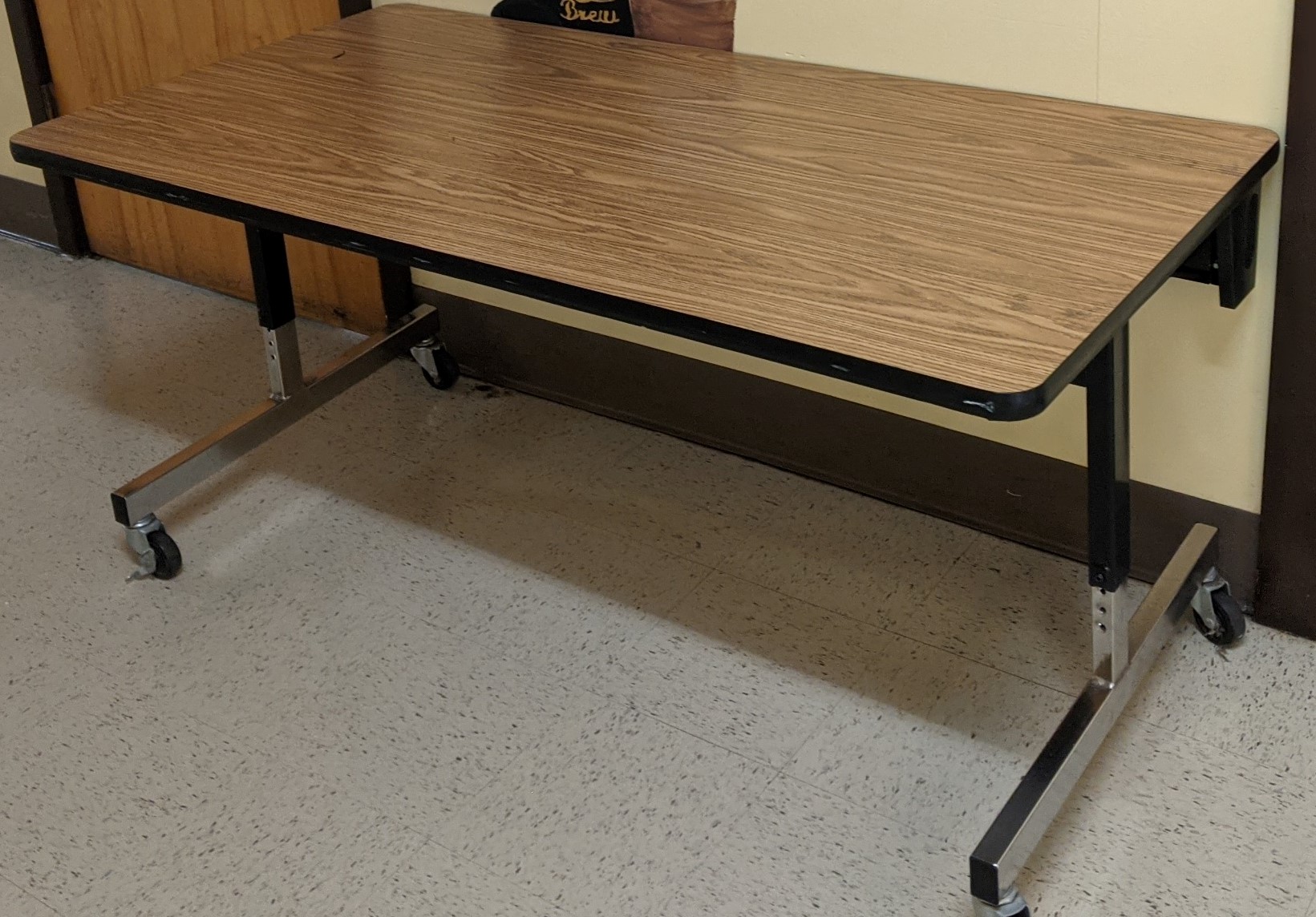 Computer Table on Wheels