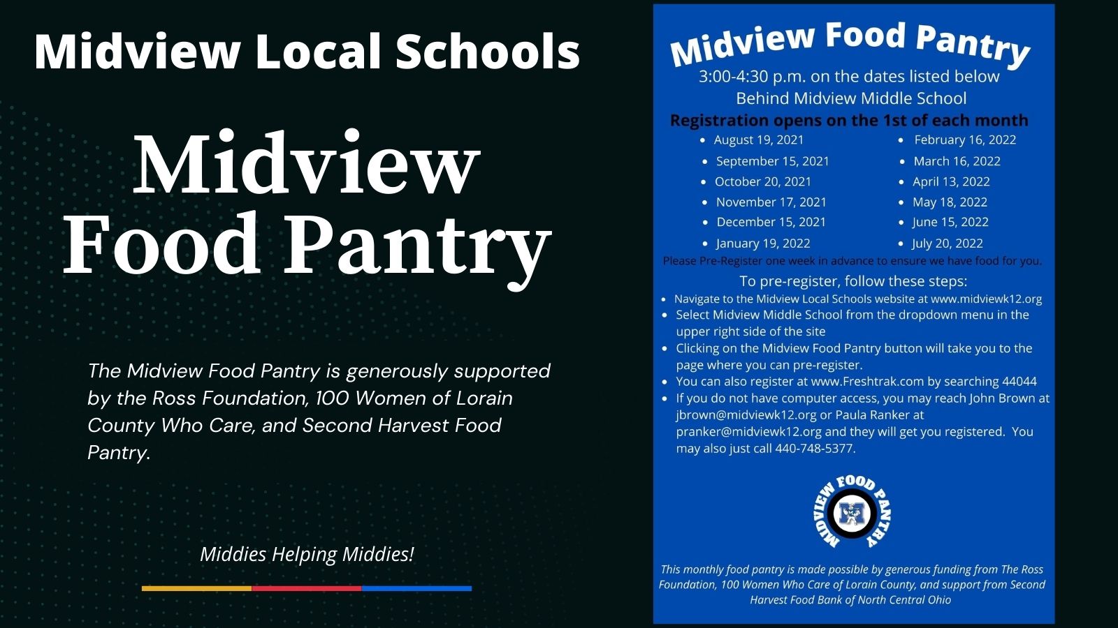 Midview Food Pantry The Midview Schools Midview Food Pantry The Midview Schools