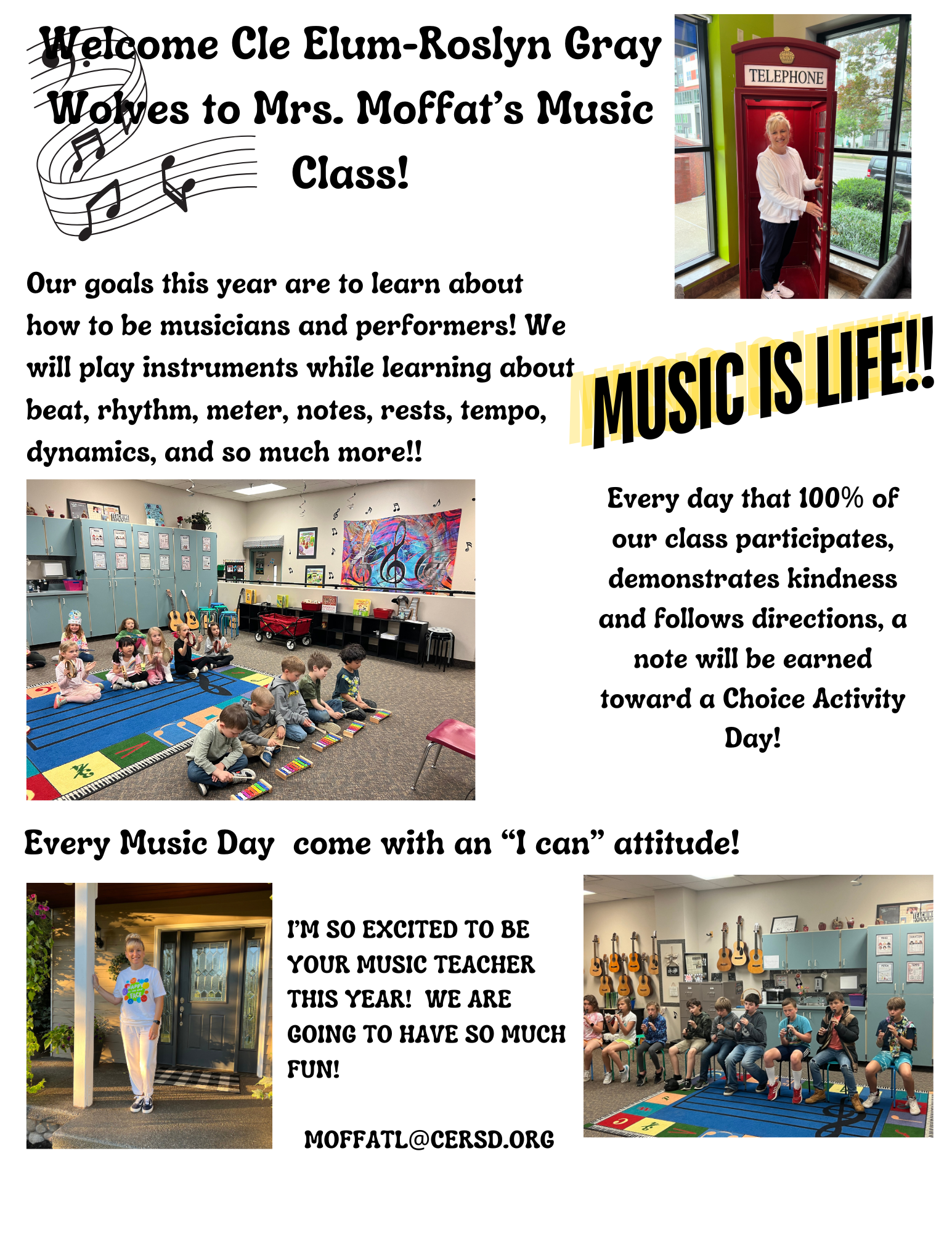 Music Class Flyer