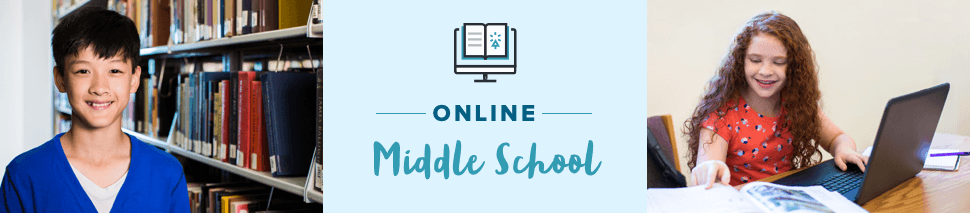 Online Middle School banner