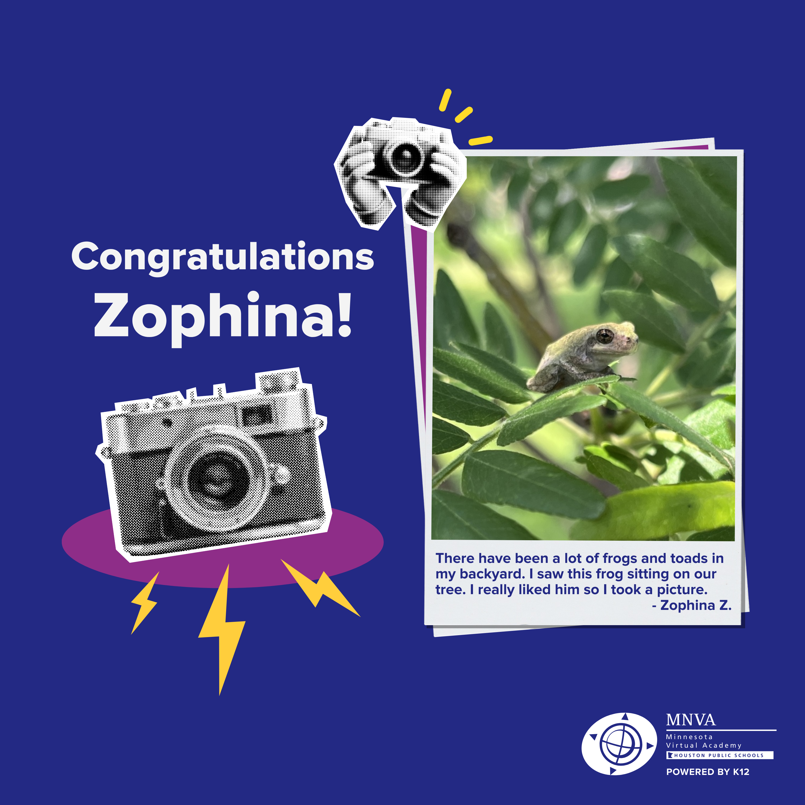 Congratulations- Zophina Z!