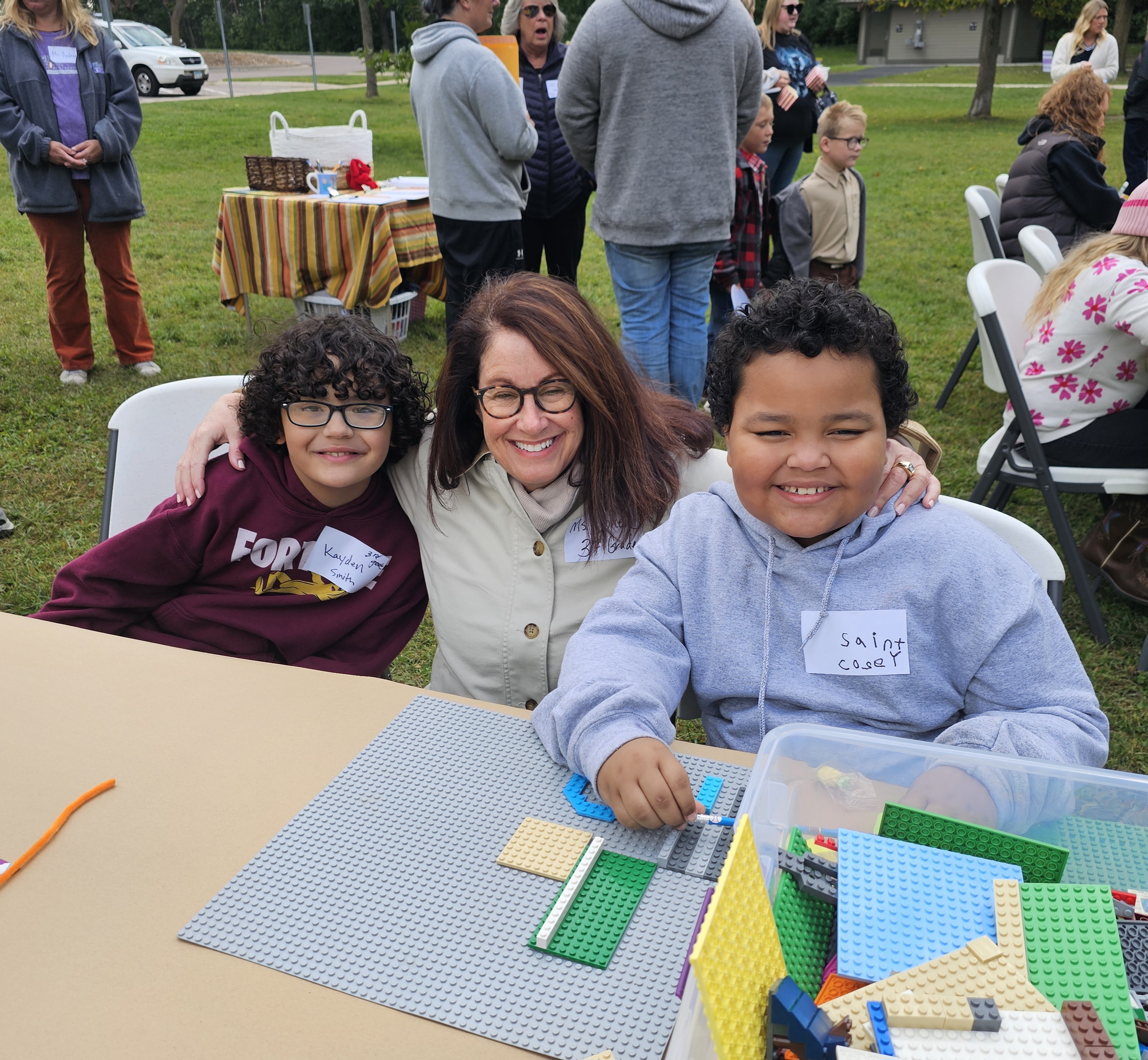 Open House Mrs Cohen and student