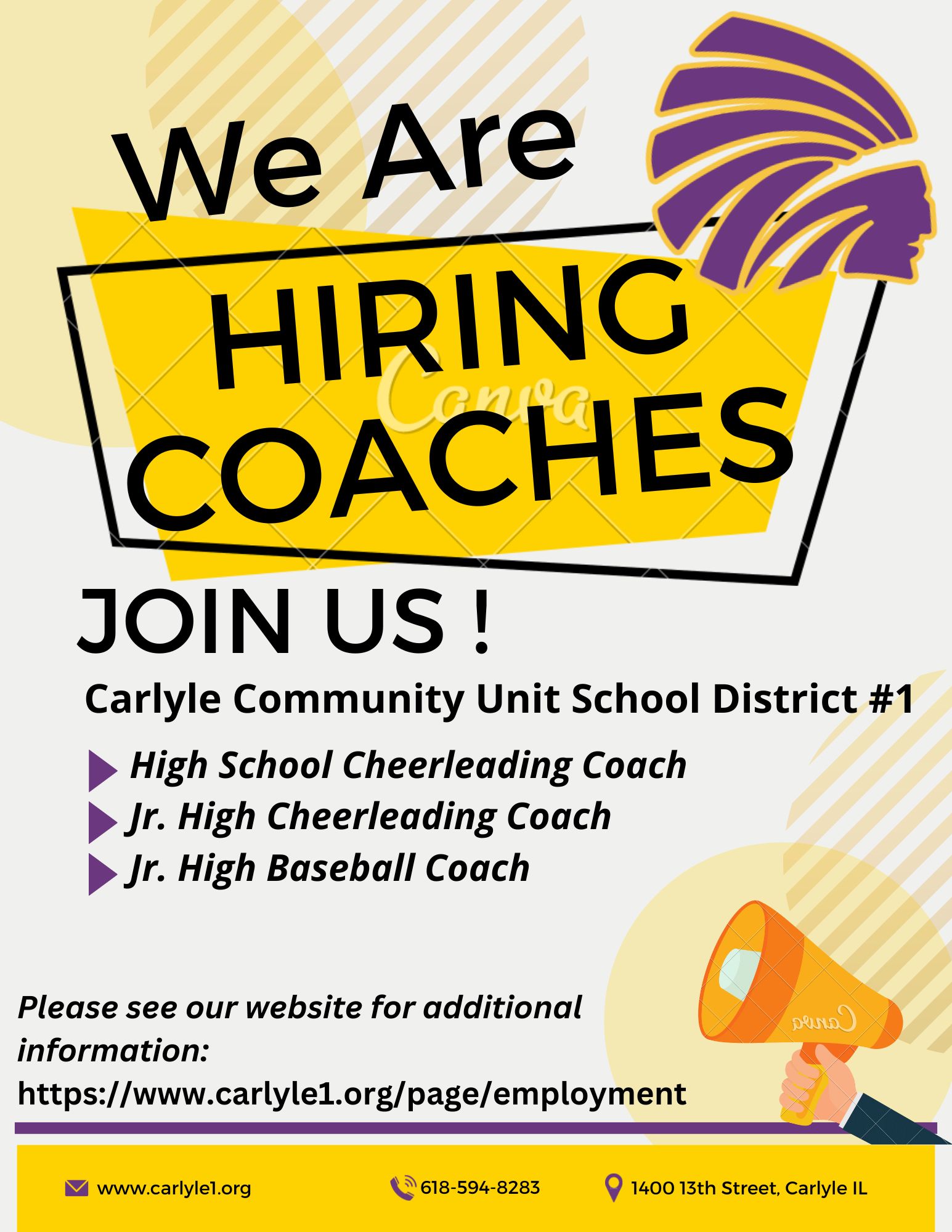 Employment Opportunities Carlyle Community Unit School District 1