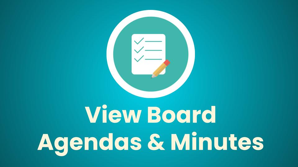 View Board Agendas & Minutes