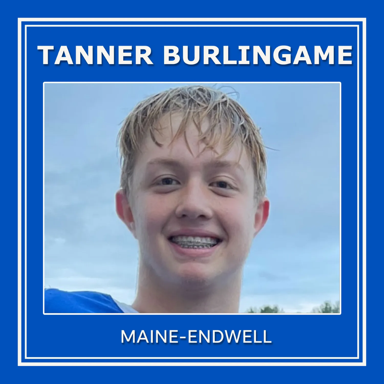 Maine-Endwell Football Player Tanner Burlingame