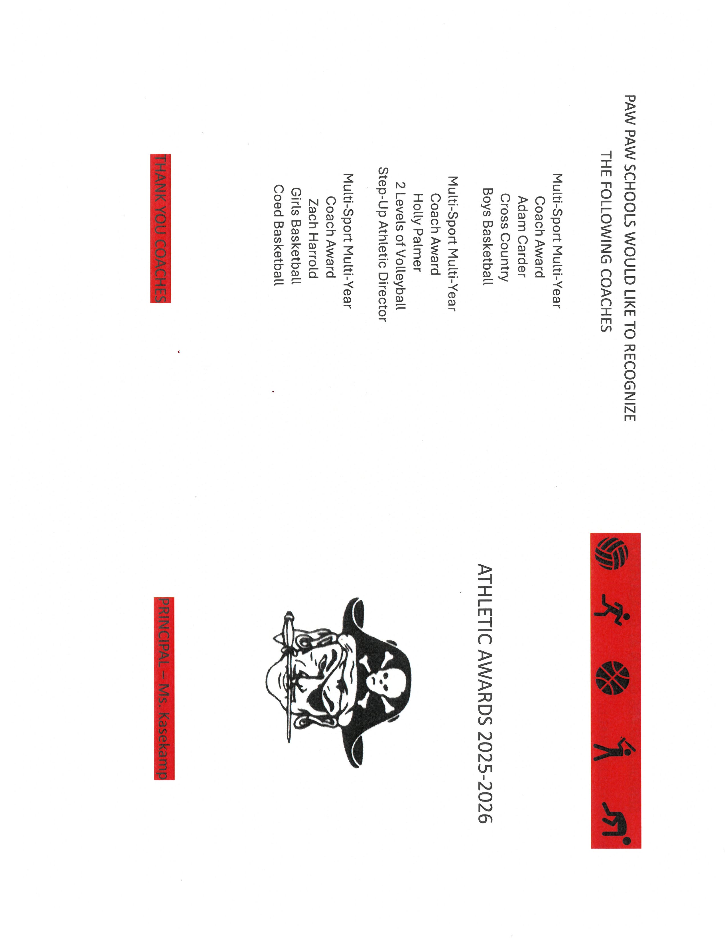 Athletic Awards 1