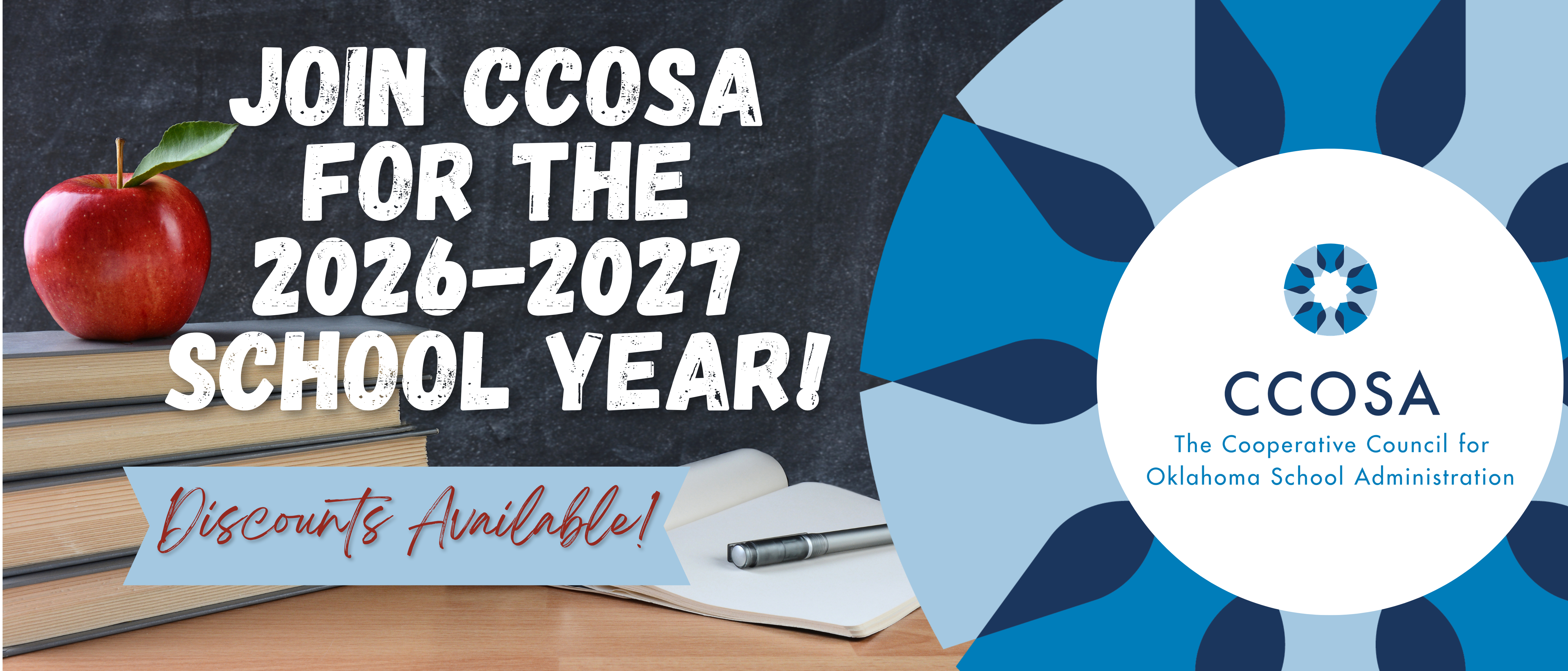 Join CCOSA for the 2026-2027 School Year - Discounts Available