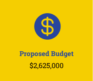 Proposed Budget 2,625,000 Dollars