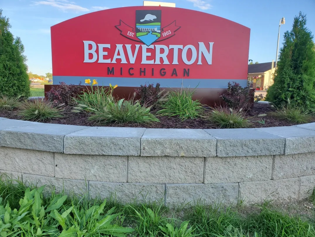 beaverton Michigan sign