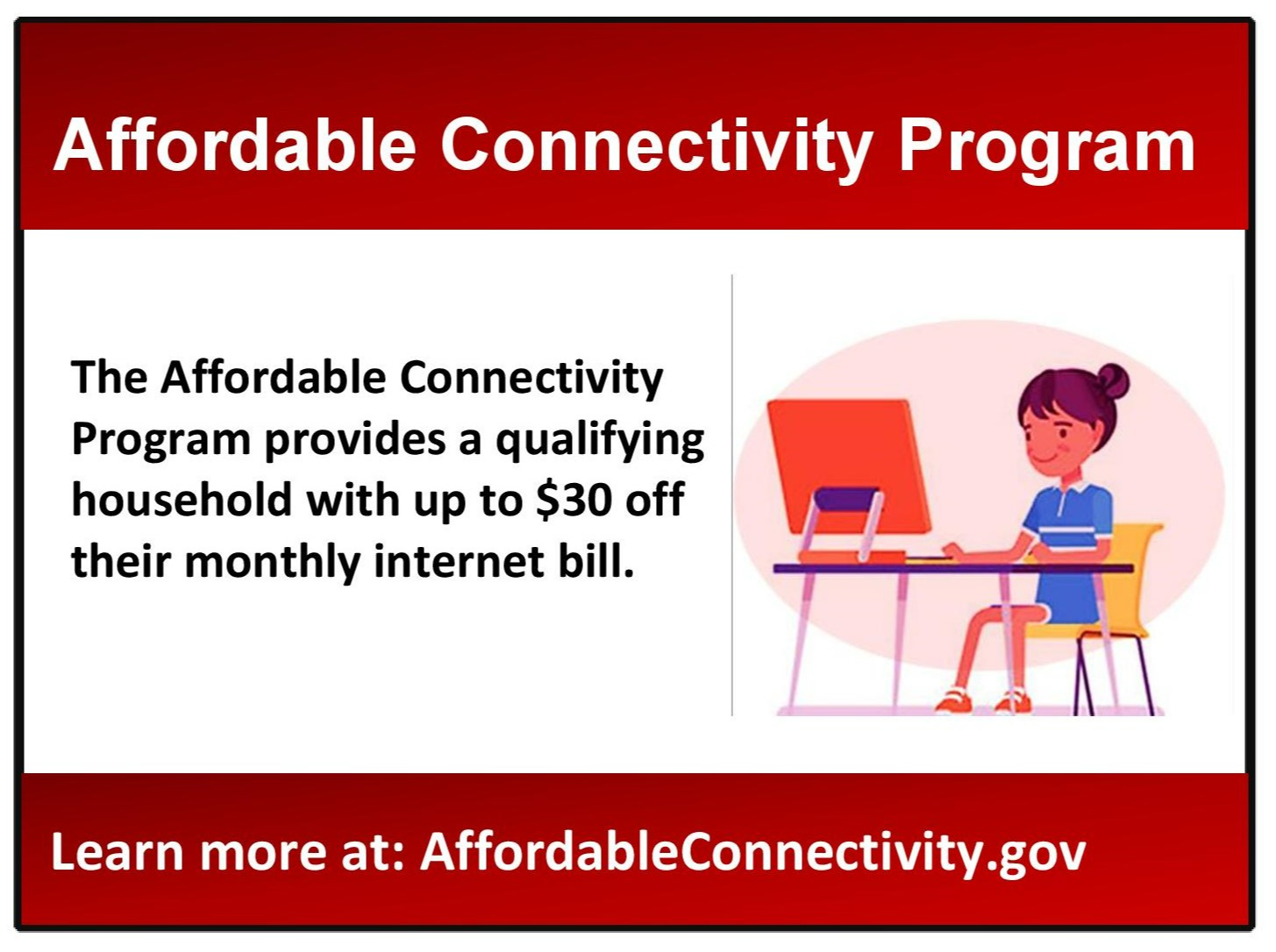 Affordable Connectivity program, save up to $30 a month