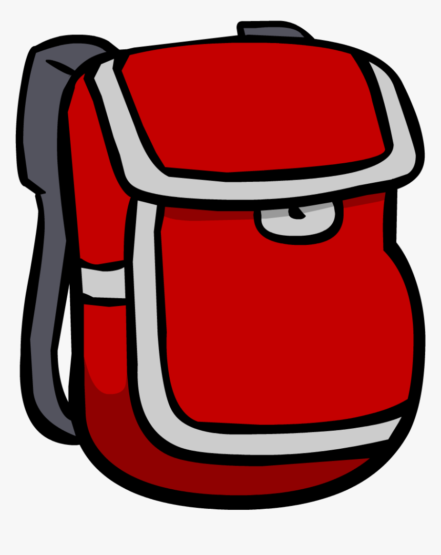 red virtual backpack