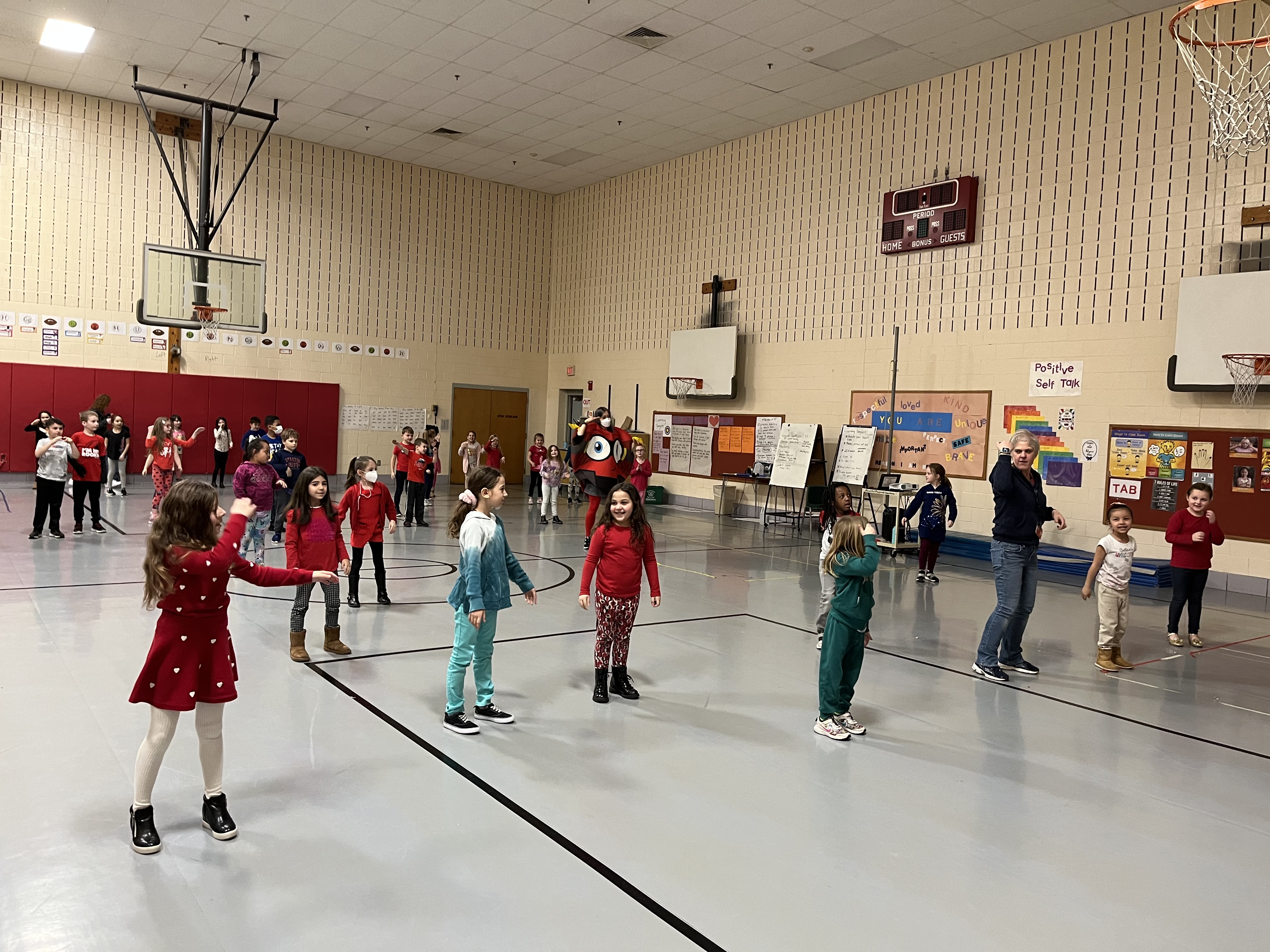 Paper Mill Students have Heart.  Our Kids Heart Challenge and dance off was a lot of fun!