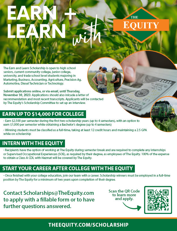 Equity Agronomy Scholarship