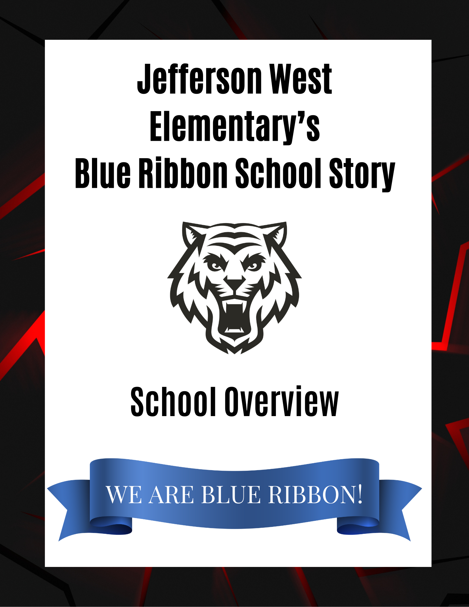 Jeff West ES Blue Ribbon