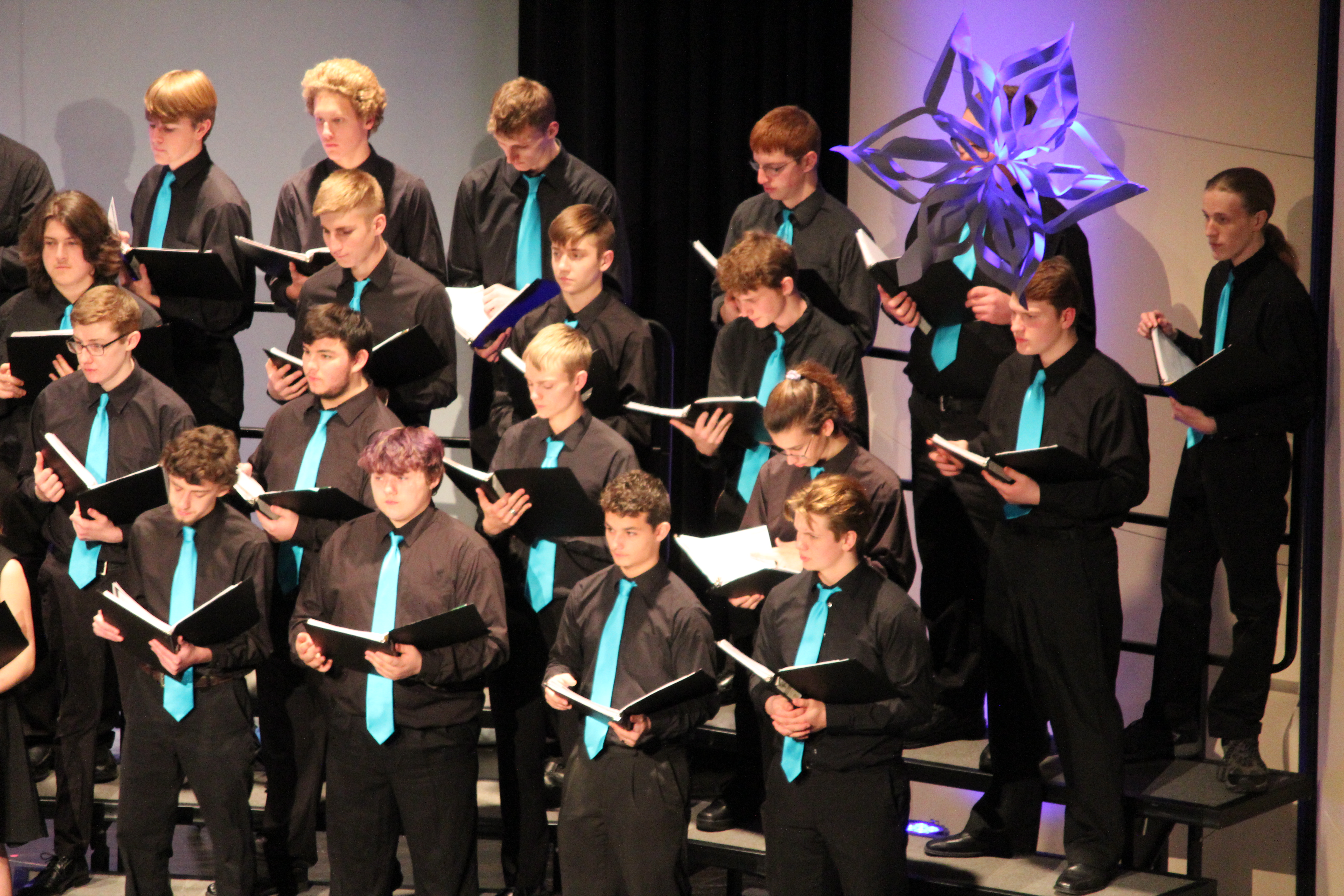 Picture of PHS choir during Spectrum performance