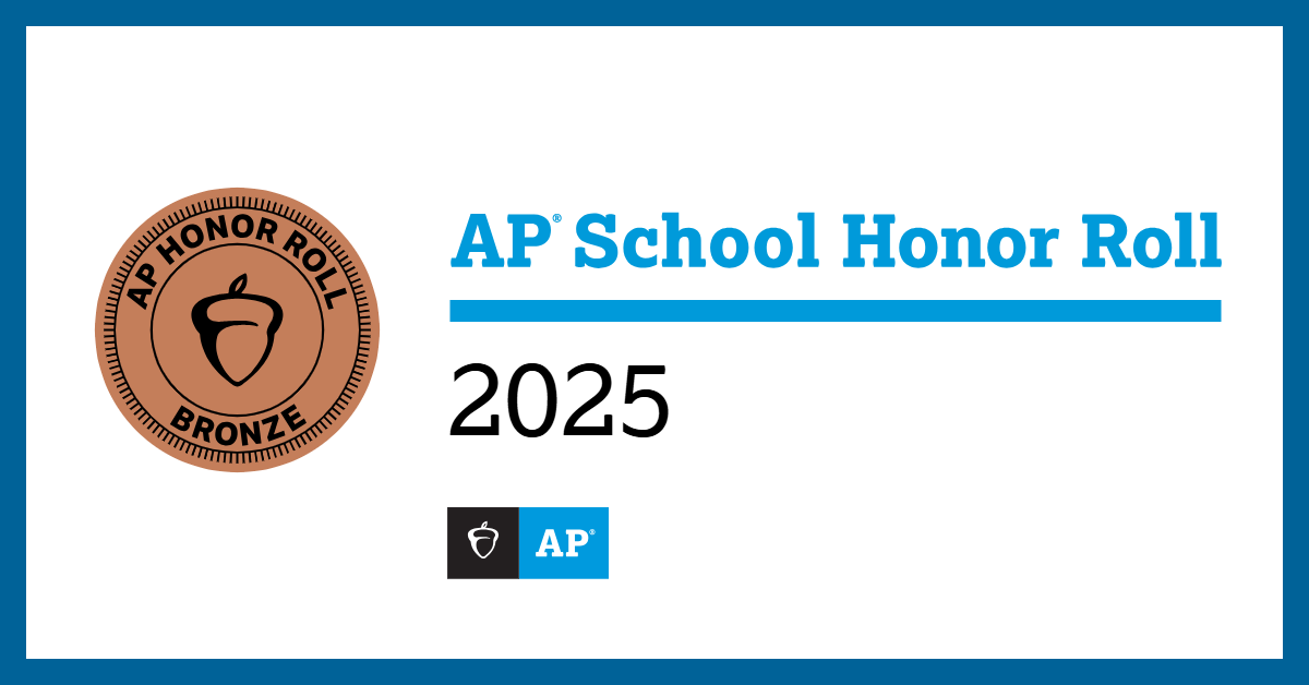 AP School Honor Roll 2025 Logo and Banner