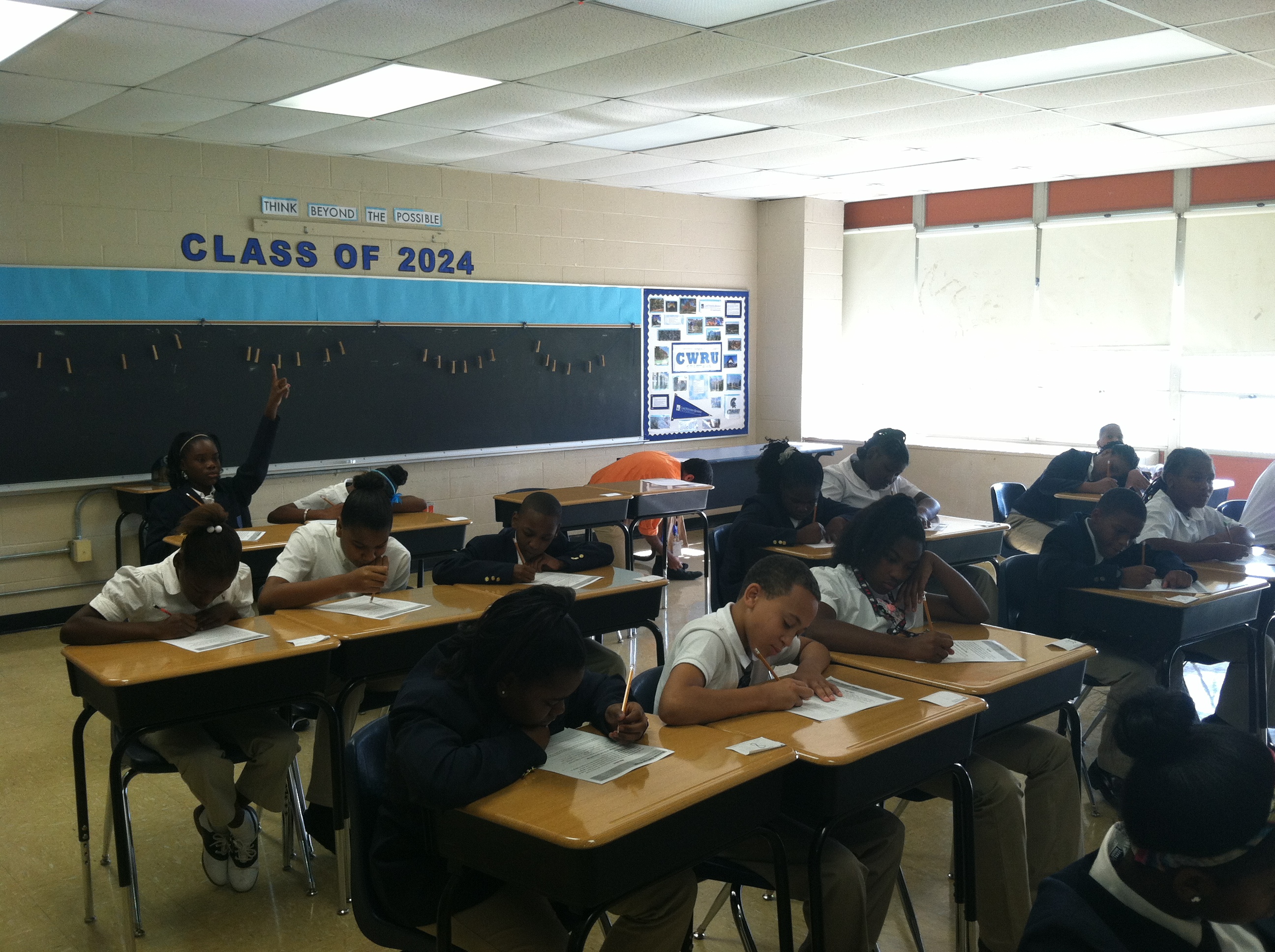 students in classroom