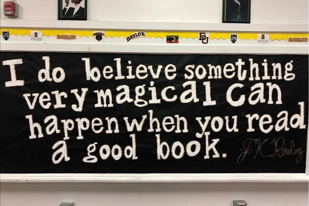 "I do believe something very magical can happen when you read a good book."