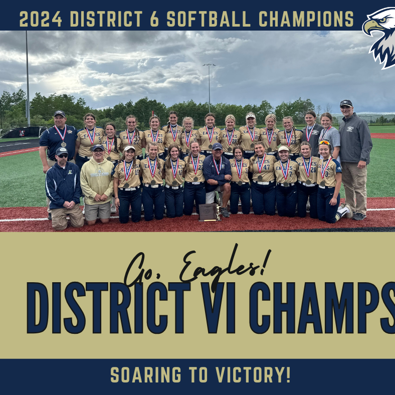 2024 District 6 Softball Champions team picture