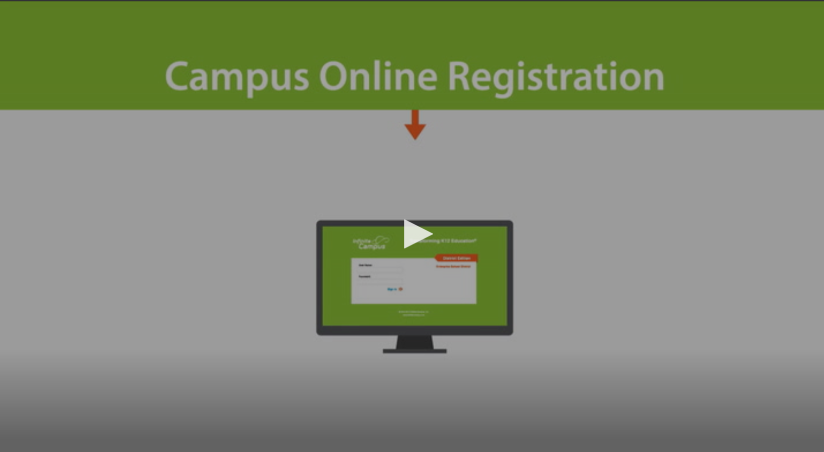 Campus Online Registration