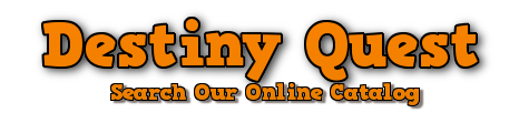 graphic that says "Destiny Quest, Search Our Online Catalog"