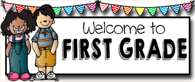 welcome to first grade graphic