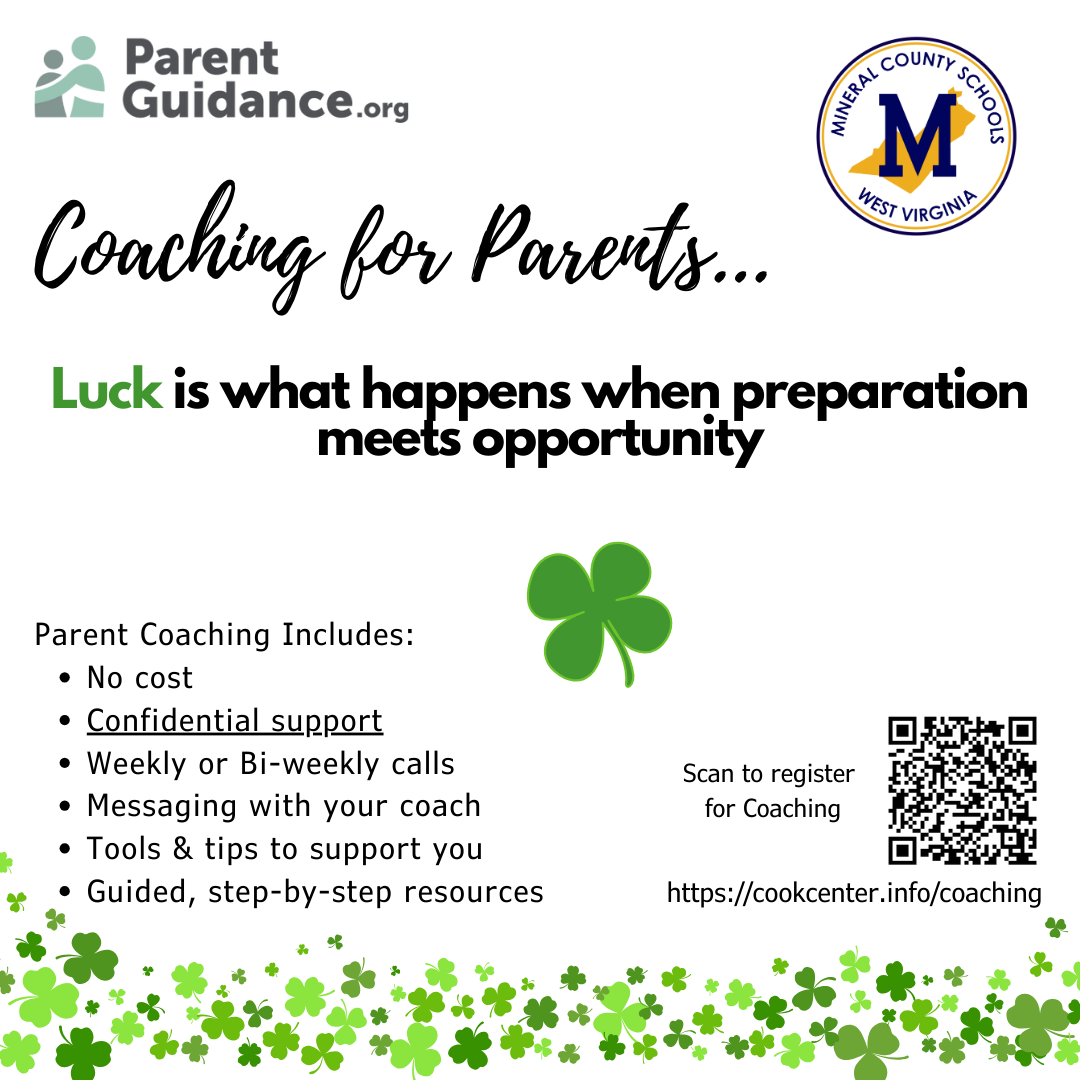 March Coaching Flyer for Parentguidance.org