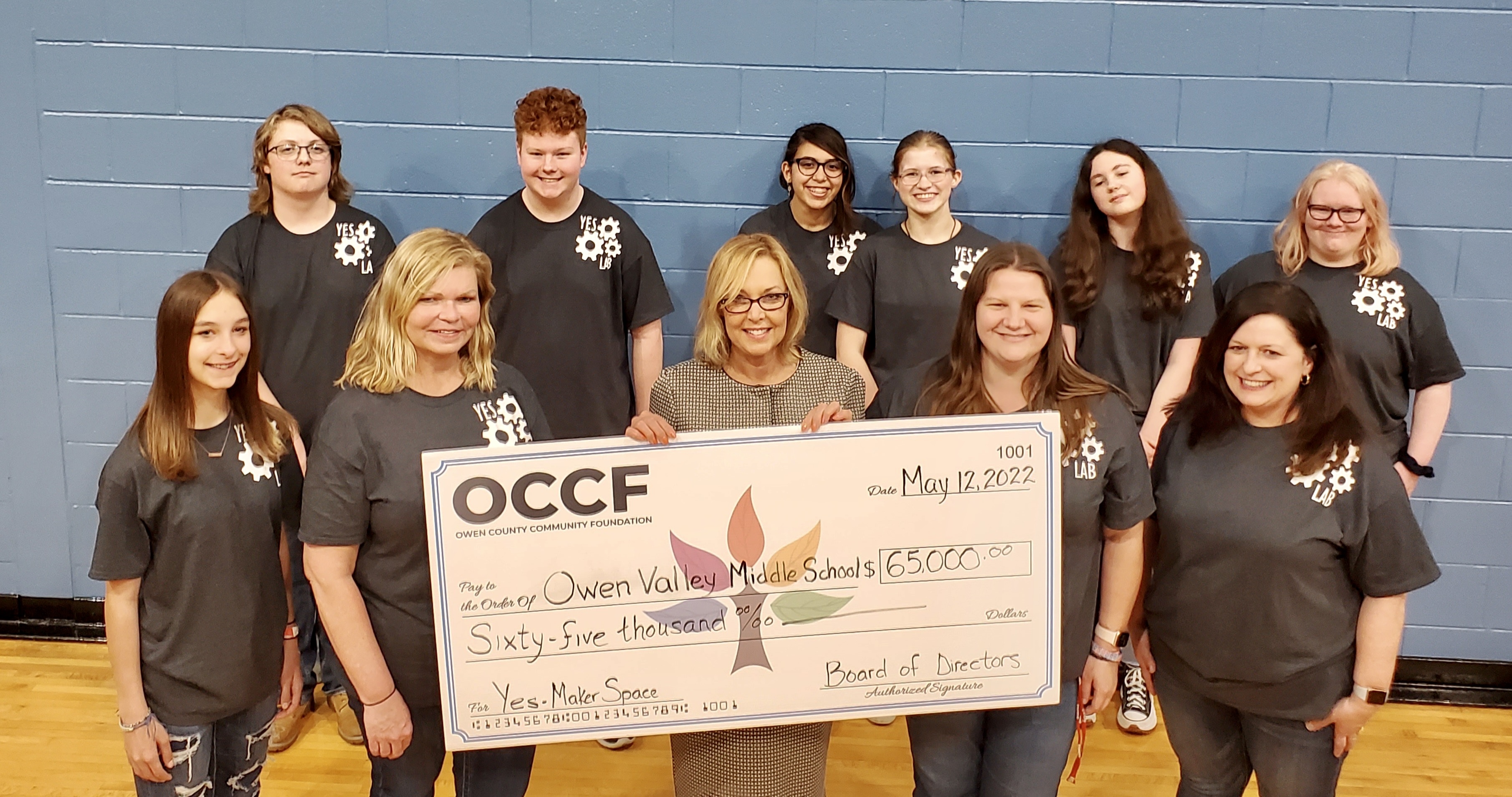 YES Club grant from OCCF