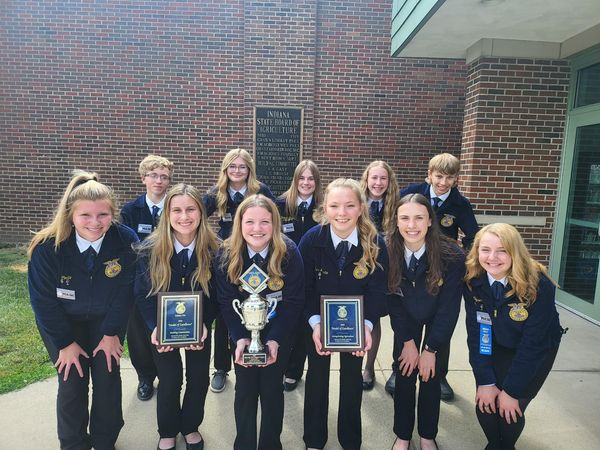 OVHS FFA Awarded the 2022 State Big Ten Chapter Award!