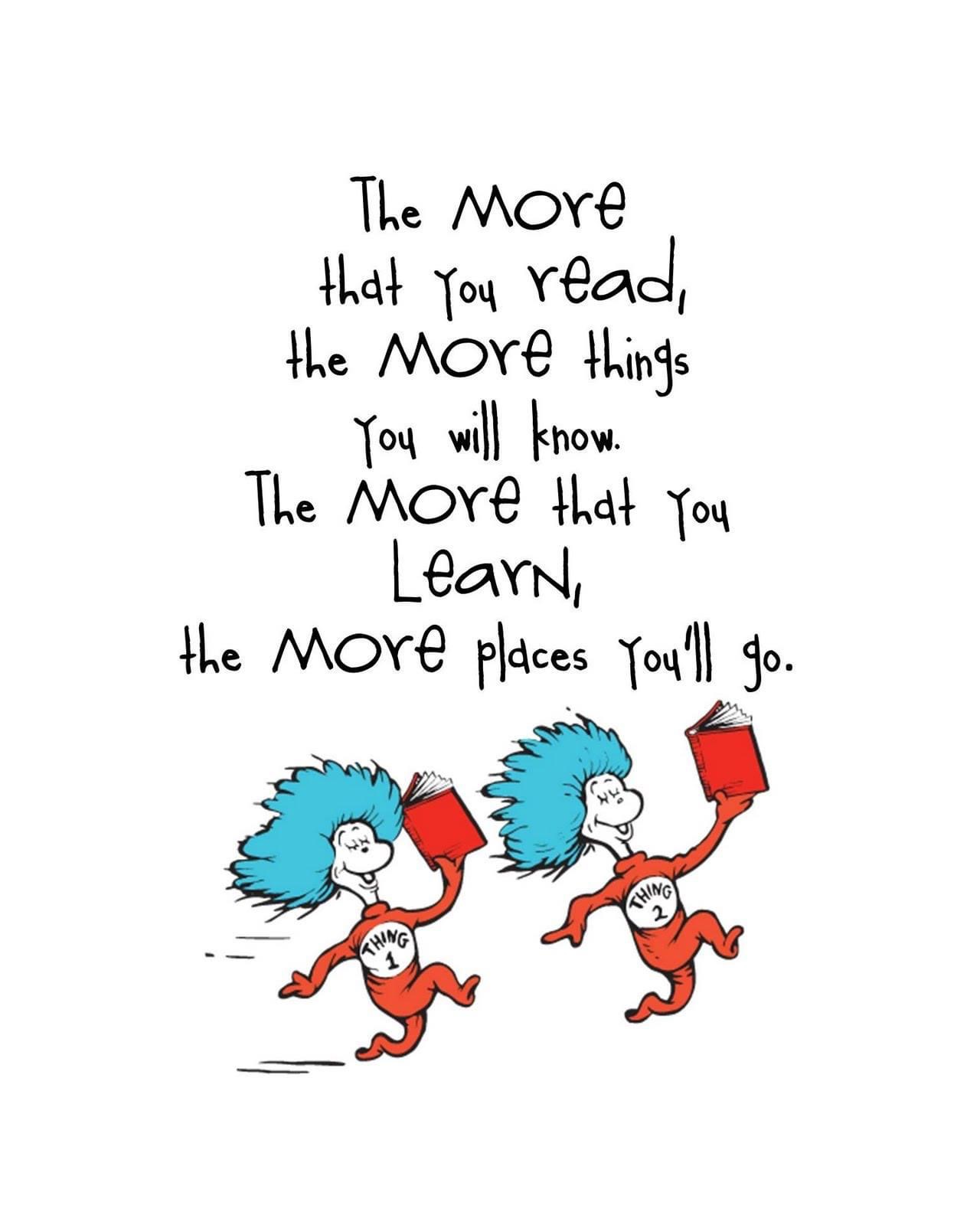 The more that you read