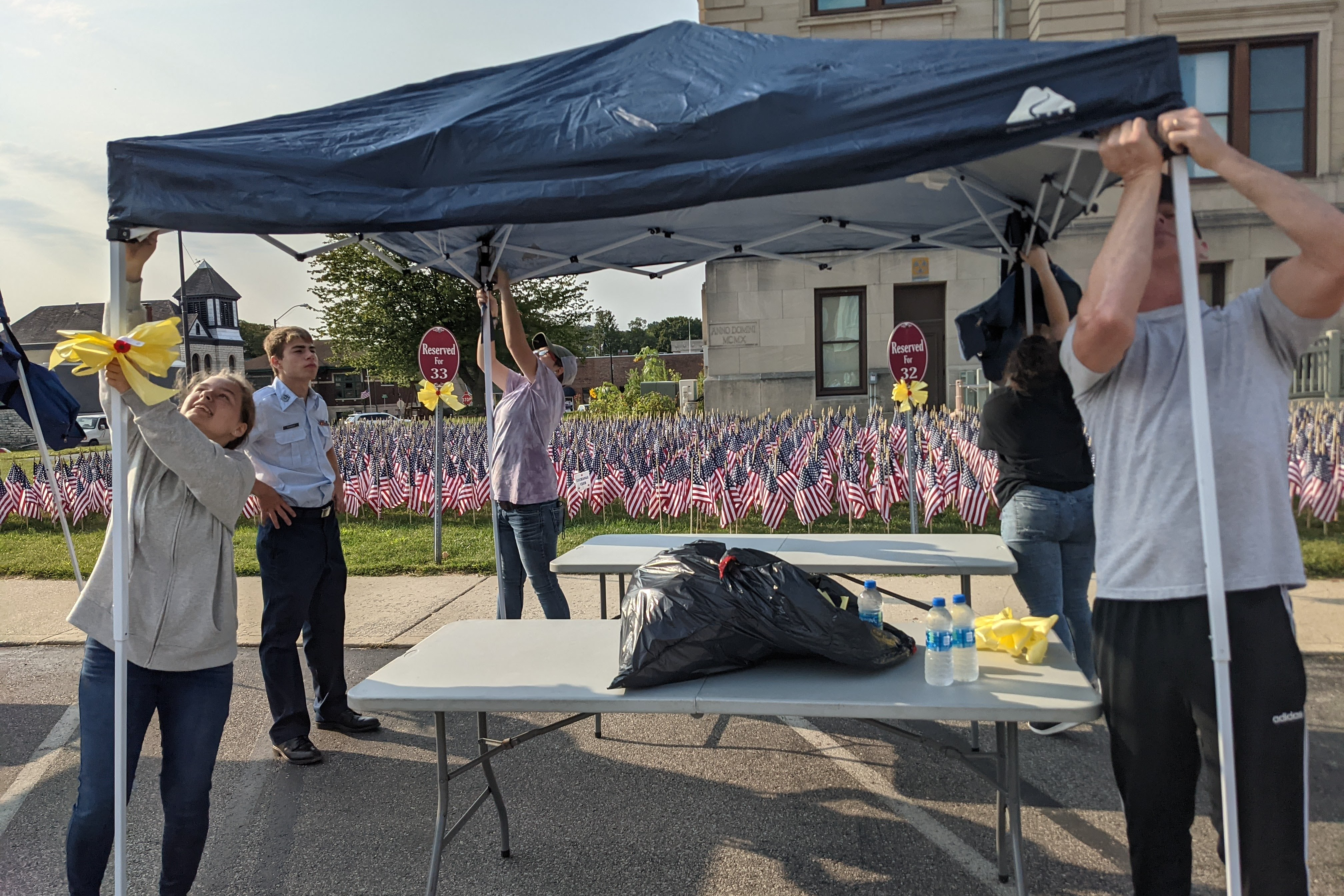 AFROCT Cadets get ready for 9-11 Service