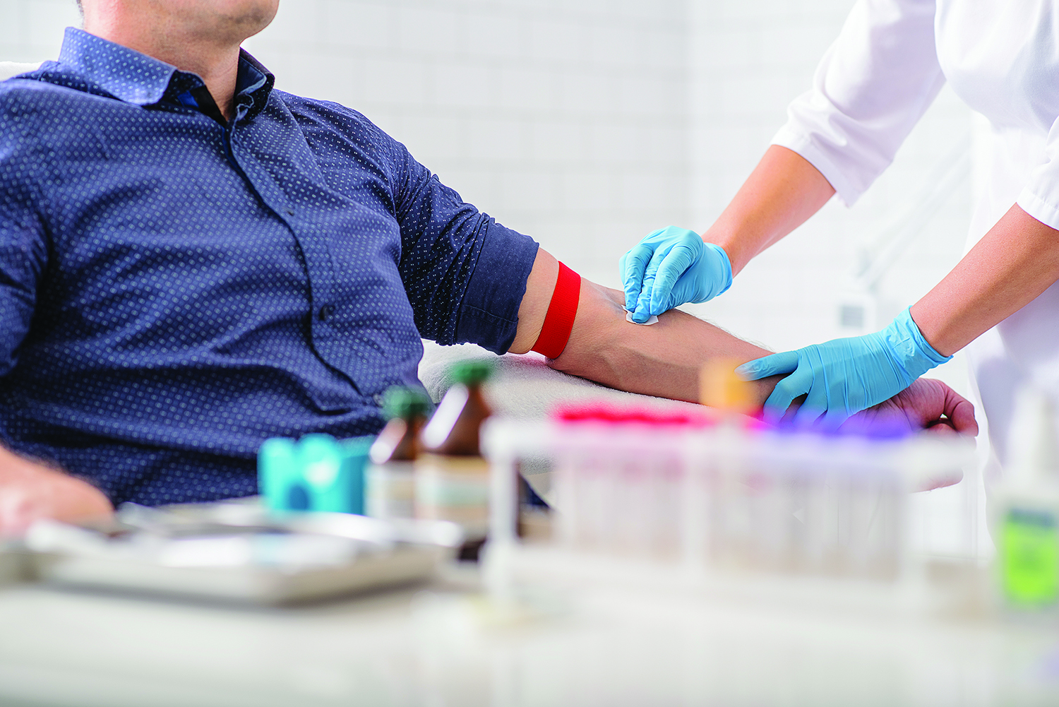 drawing blood