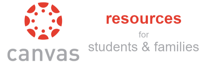 Canvas resources for students and families