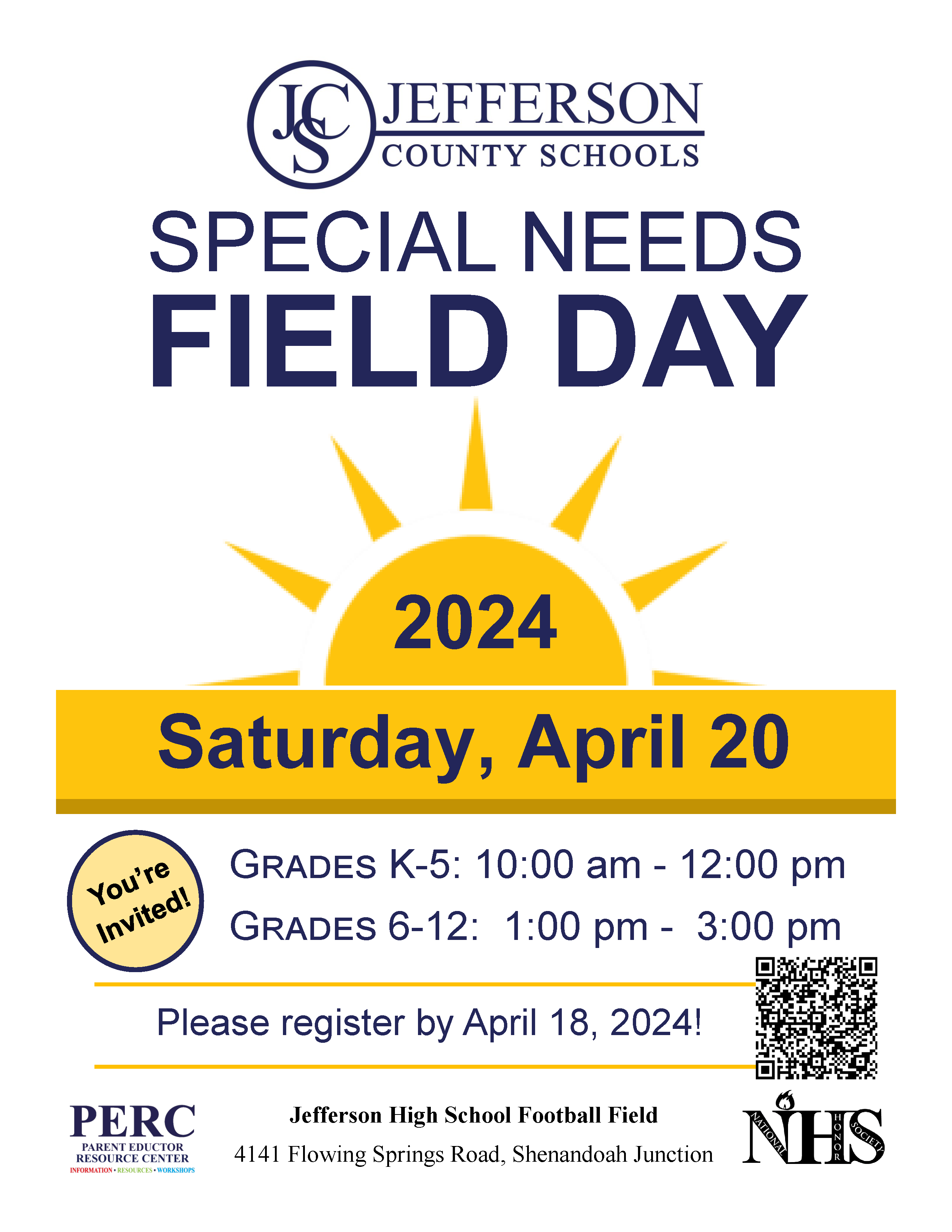 JCS special Needs Field Day