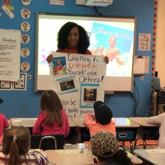 South Jefferson Elementary First Graders honor Dr. MLK and Imhotep