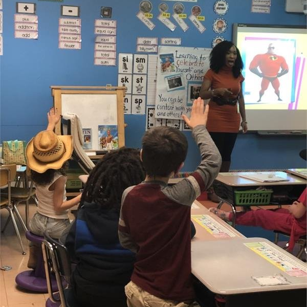 South Jefferson Elementary First Graders honor Dr. MLK and Imhotep