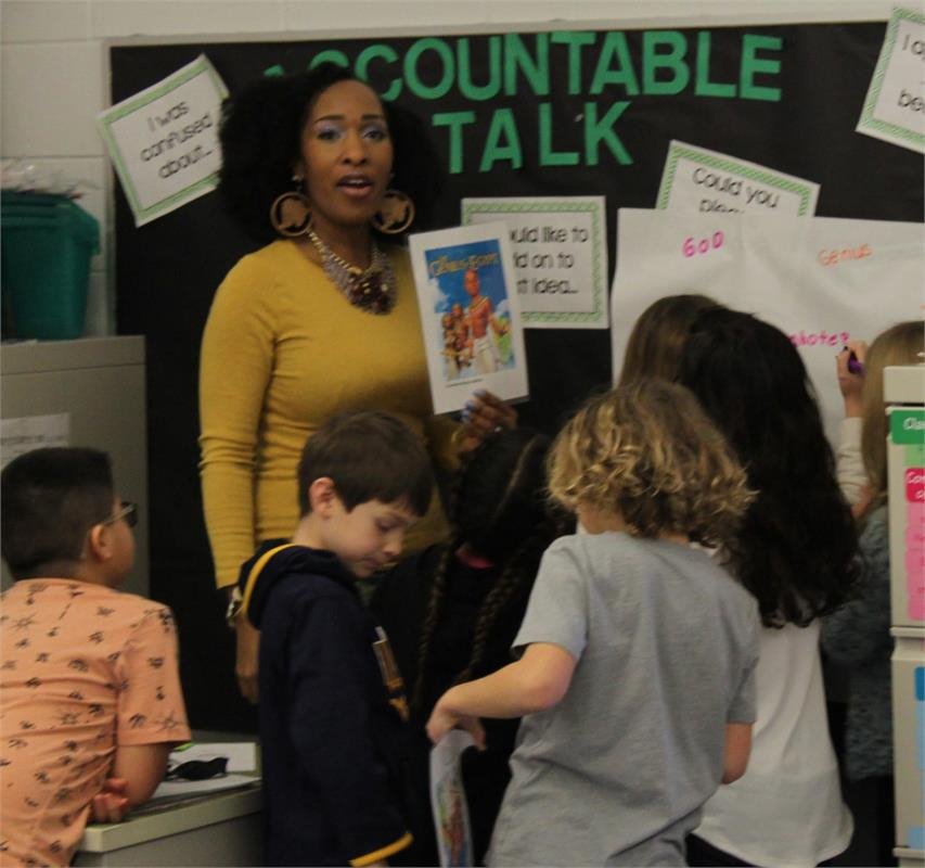 Black History Month Activity at Driswood Elementary