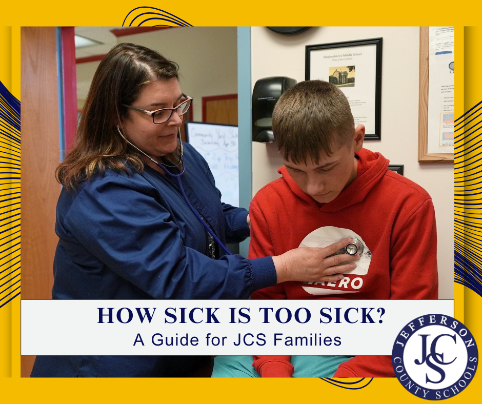 school nurse listening to a students lungs